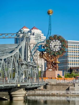 天津世紀鐘解放橋